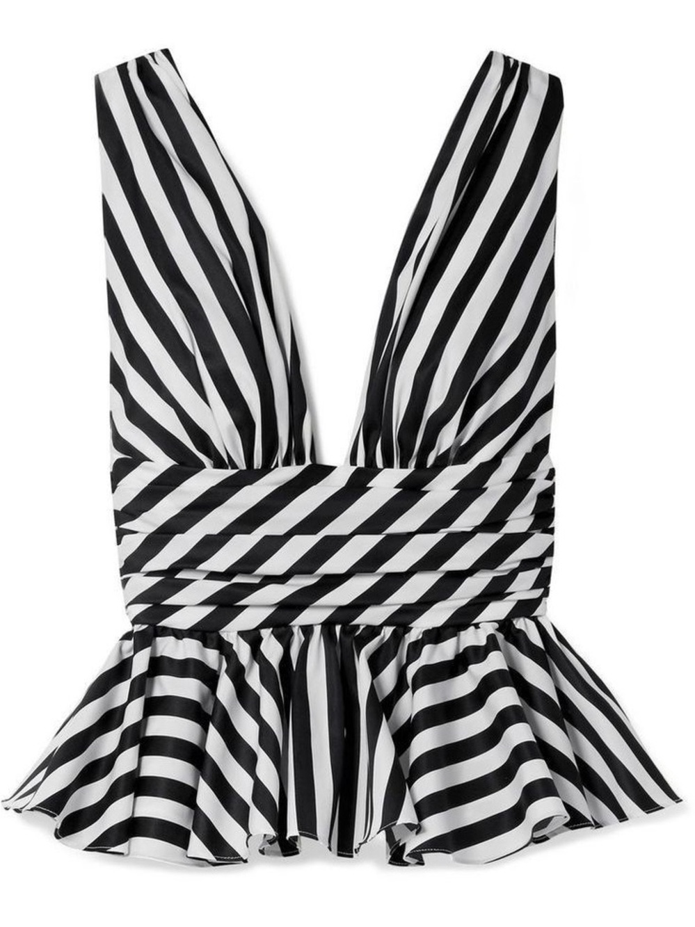 Caroline Constas Paros Peplum Top